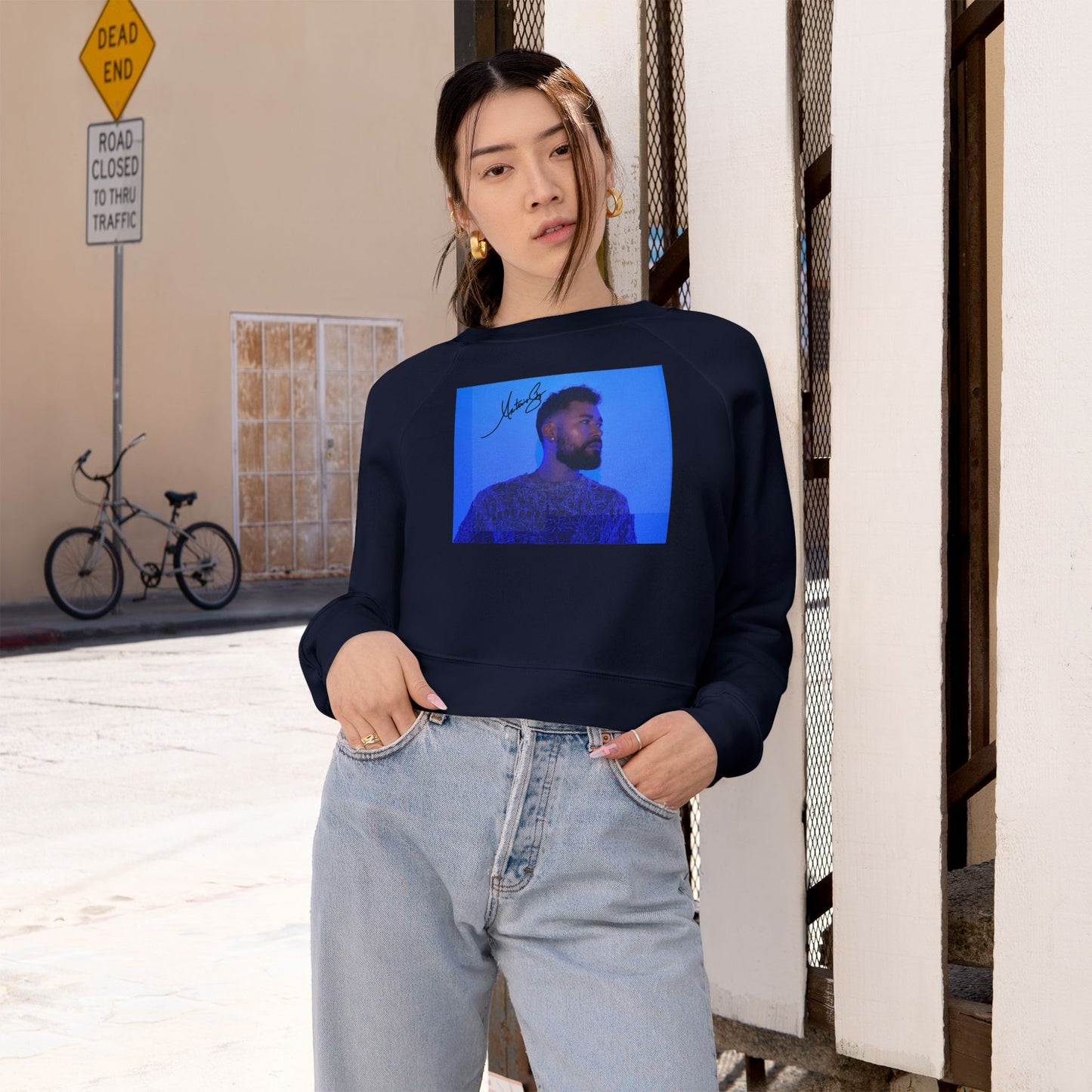 Women's Cropped Fleece Pullover