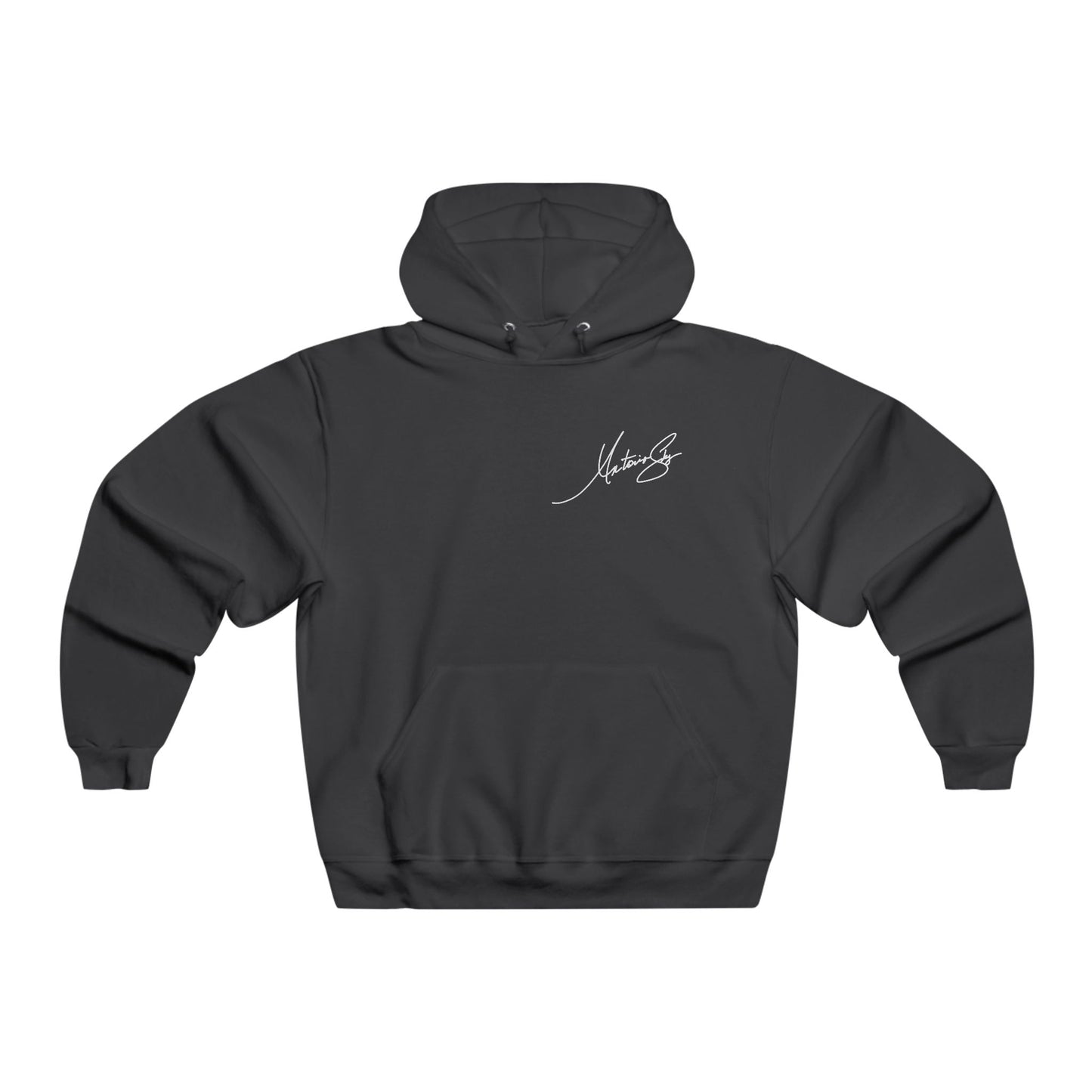 Signature Script Hoodie — Minimalist Autograph Pullover