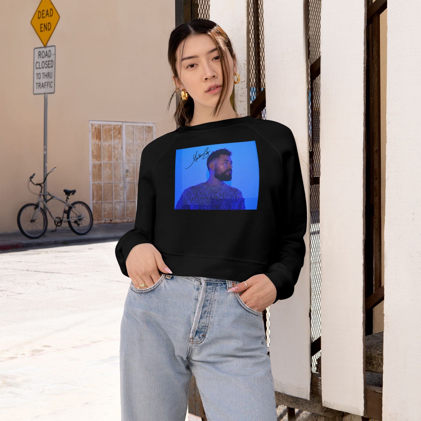 Women's Cropped Fleece Pullover