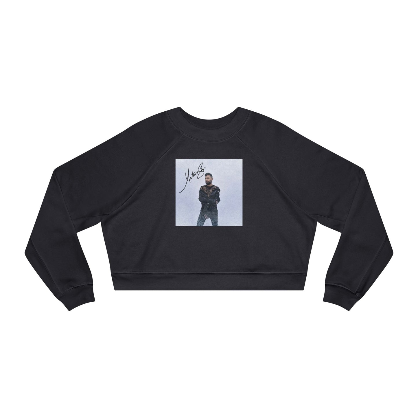 Cropped Pullover — Signed Artist Photo Crop Sweatshirt