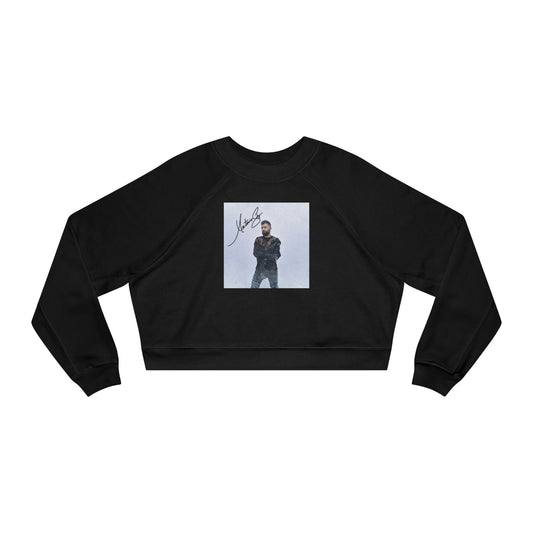Cropped Pullover — Signed Artist Photo Crop Sweatshirt