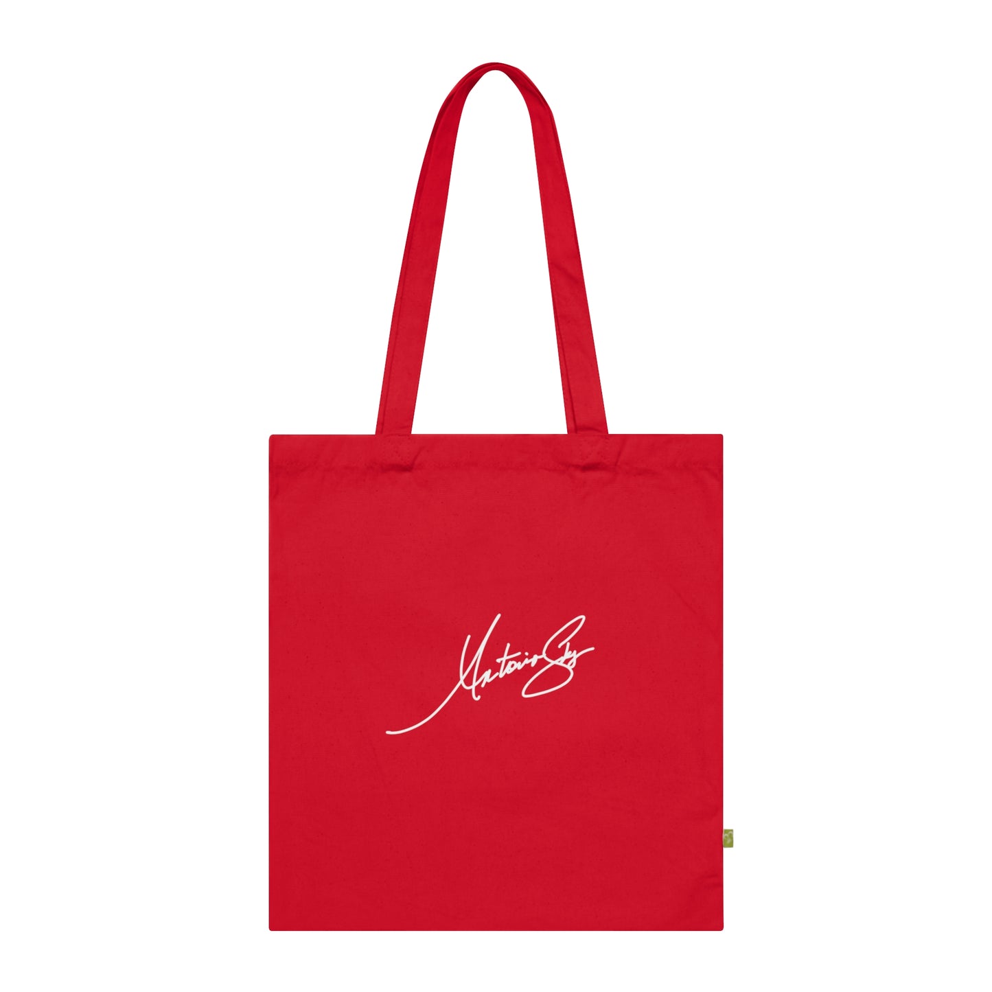 Signature Photo Tote Bag — Personalized Artist Portrait Organic Cotton Tote