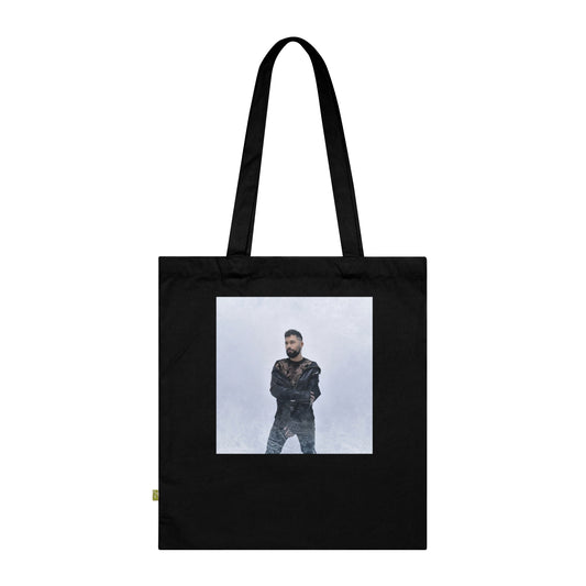 Signature Photo Tote Bag — Personalized Artist Portrait Organic Cotton Tote