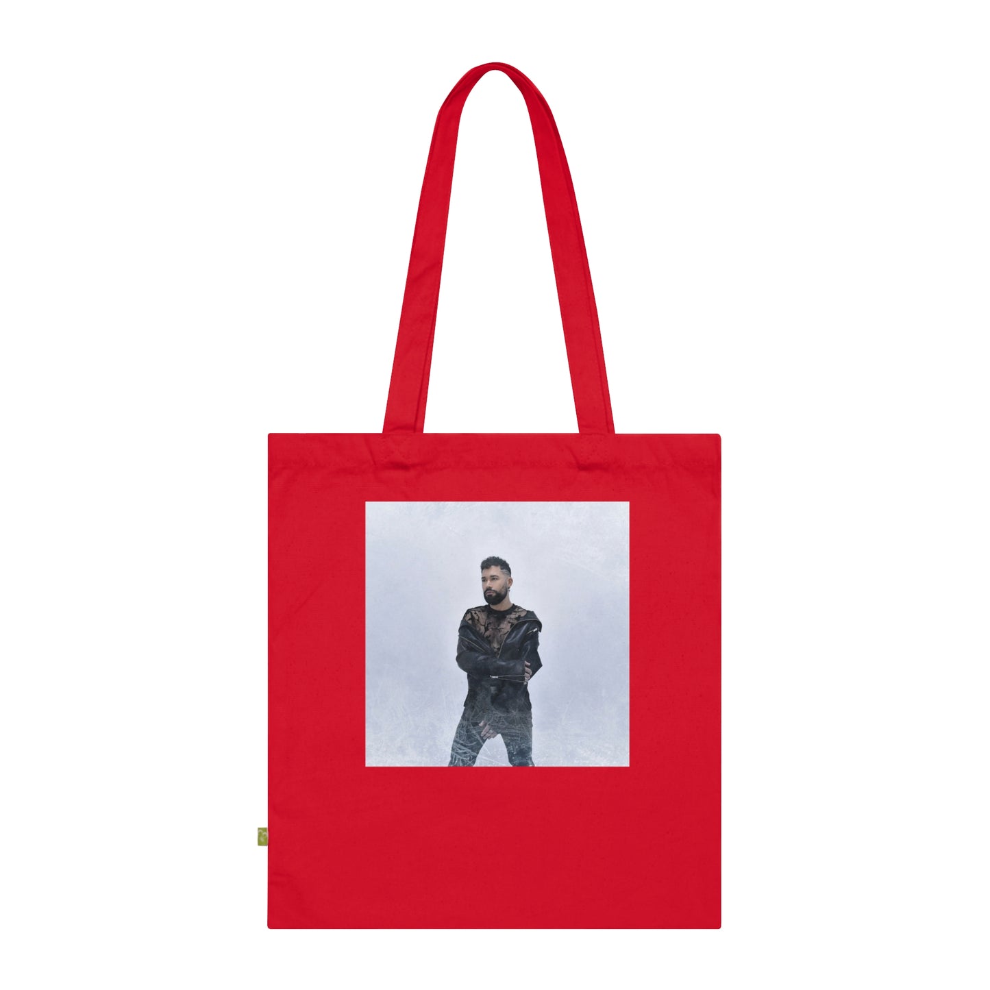 Signature Photo Tote Bag — Personalized Artist Portrait Organic Cotton Tote
