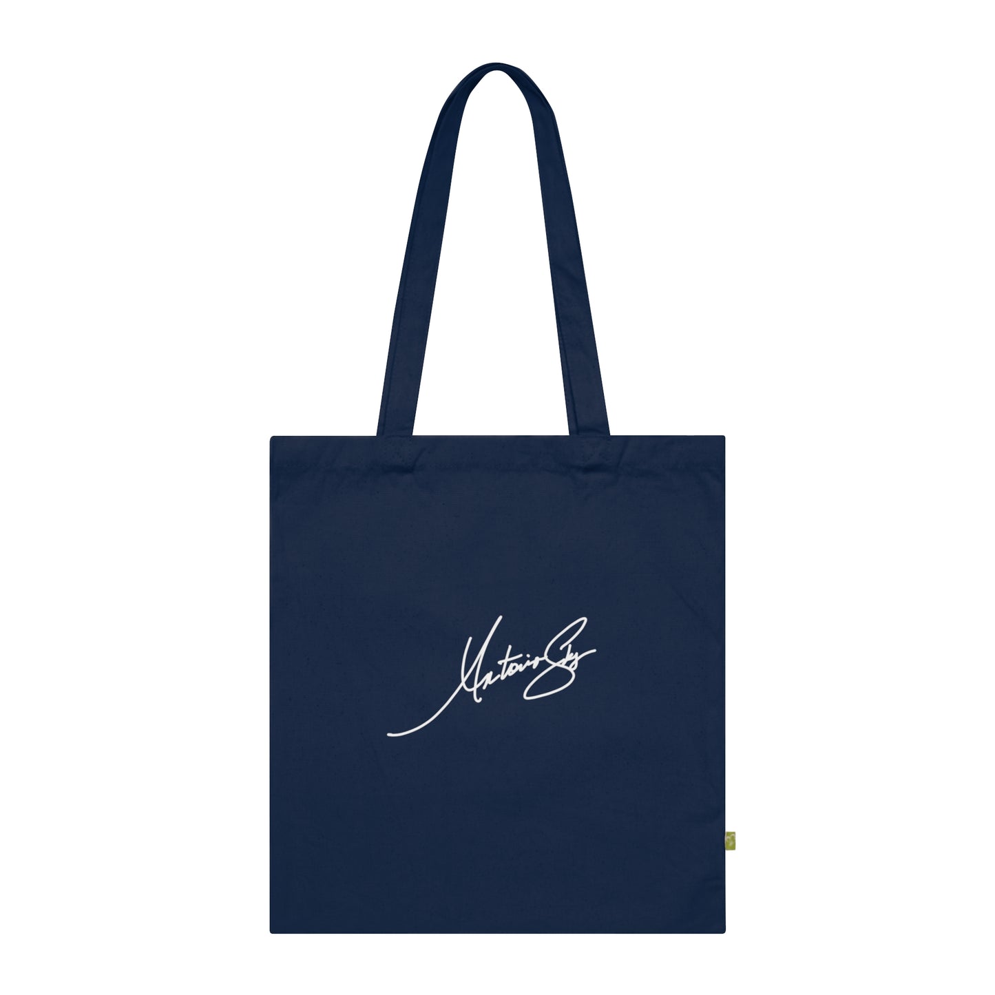 Signature Photo Tote Bag — Personalized Artist Portrait Organic Cotton Tote