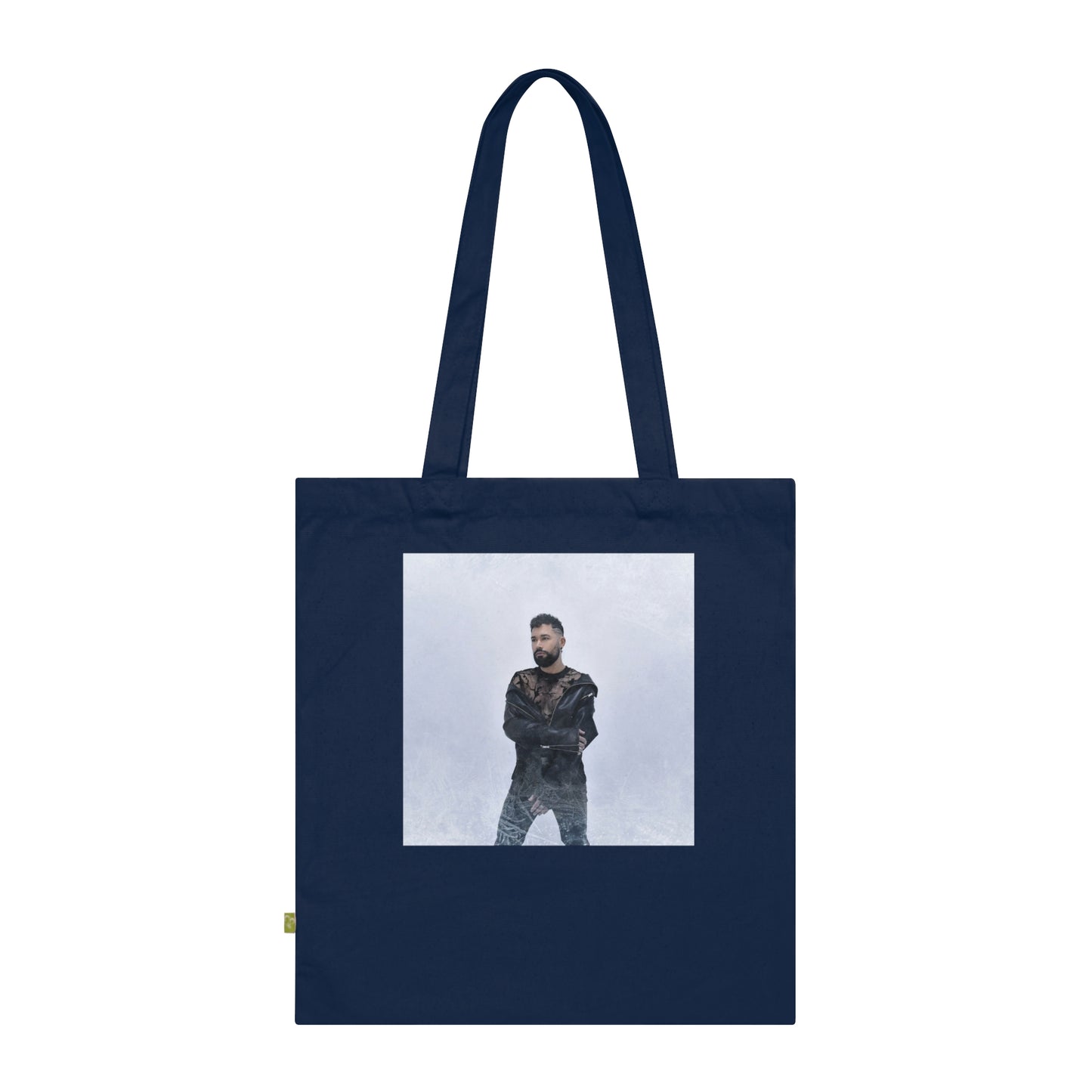 Signature Photo Tote Bag — Personalized Artist Portrait Organic Cotton Tote