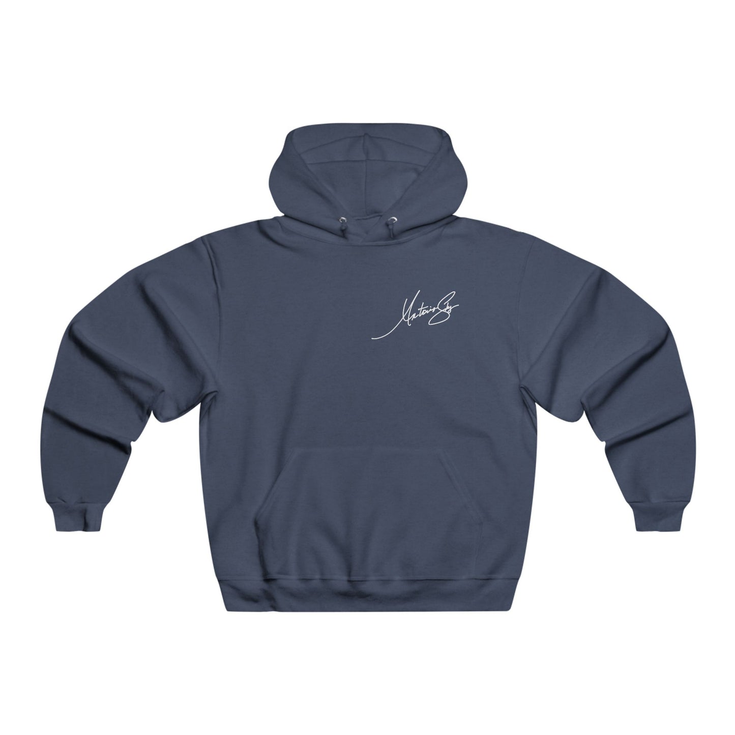 Signature Script Hoodie — Minimalist Autograph Pullover