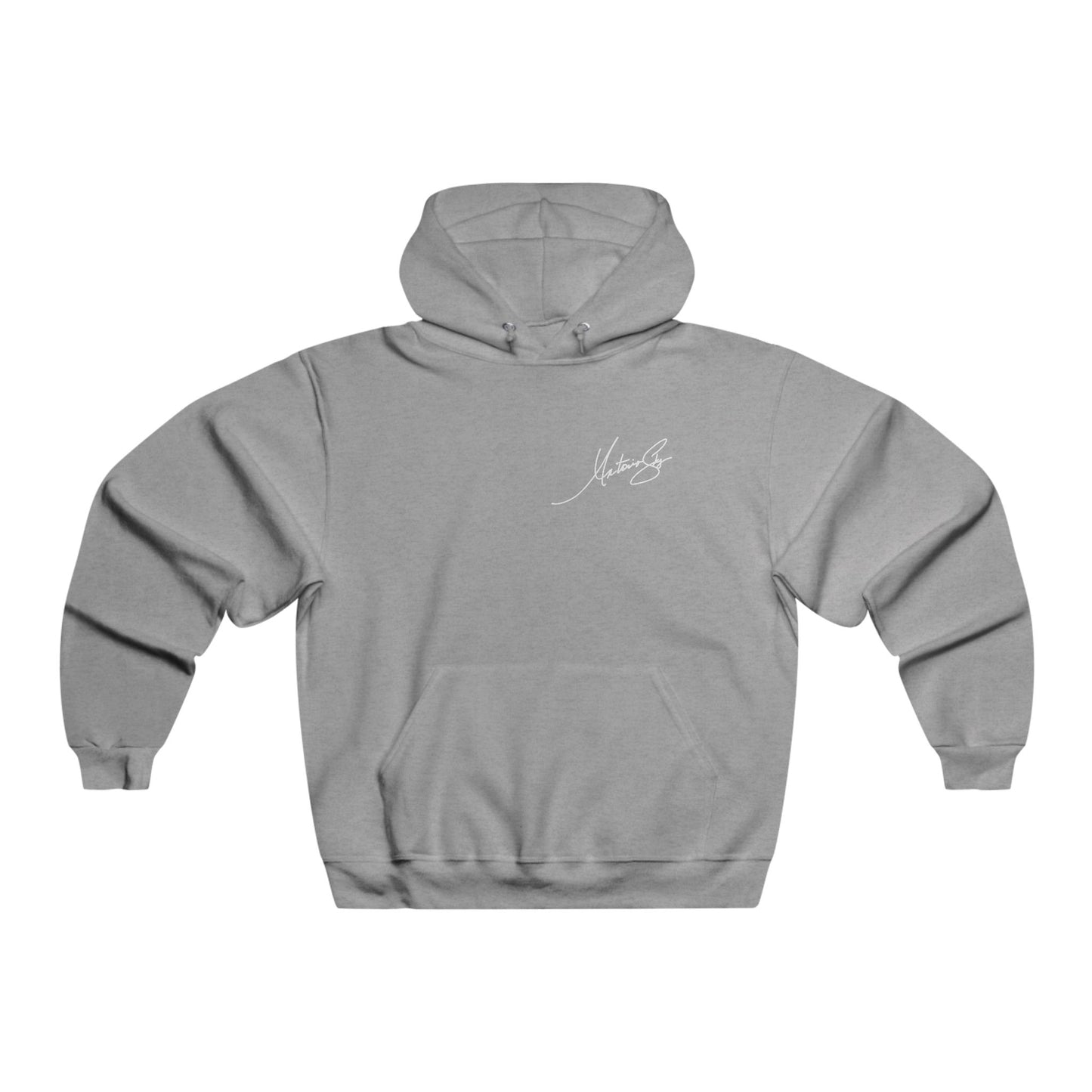 Signature Script Hoodie — Minimalist Autograph Pullover