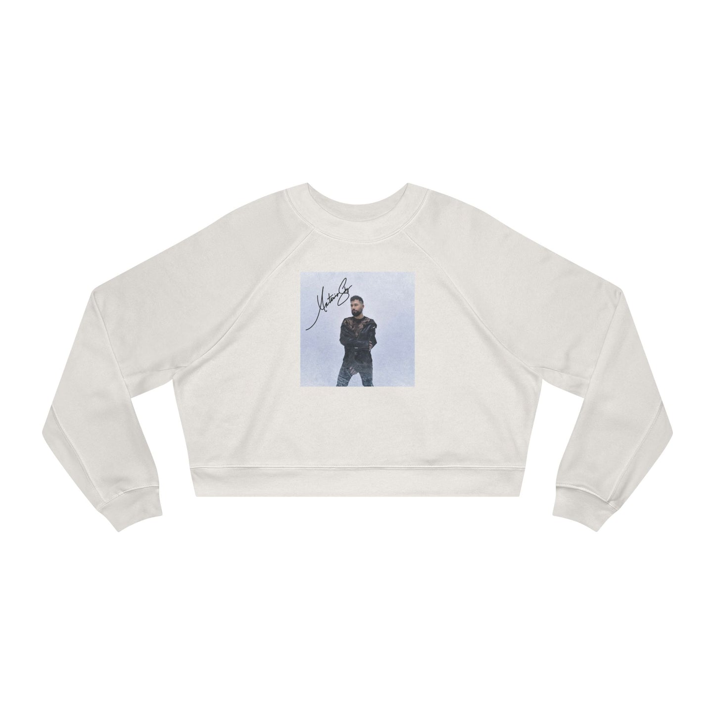 Cropped Pullover — Signed Artist Photo Crop Sweatshirt